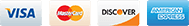 Accepted payment cards